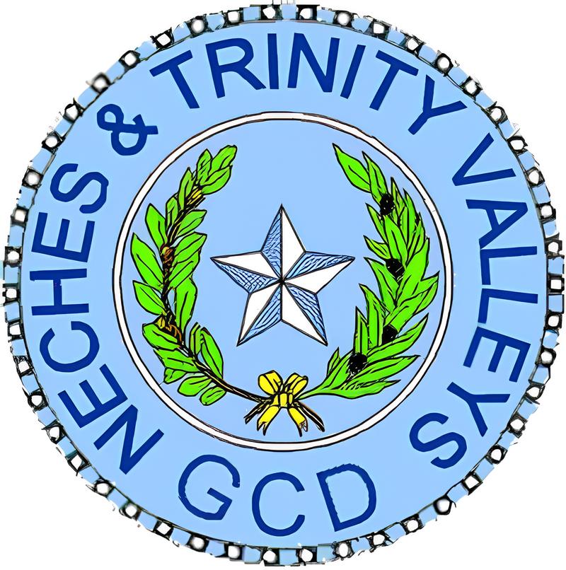 Neches & Trinity Valley GCD blue & green logo